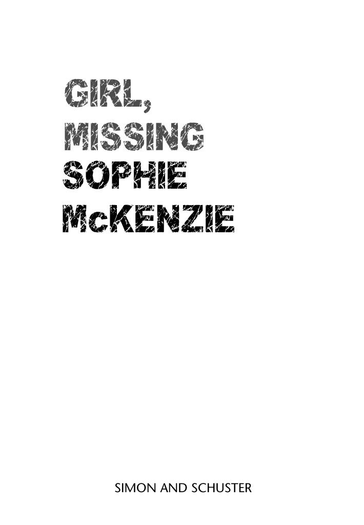 Girl, Missing by Sophie McKenzie
