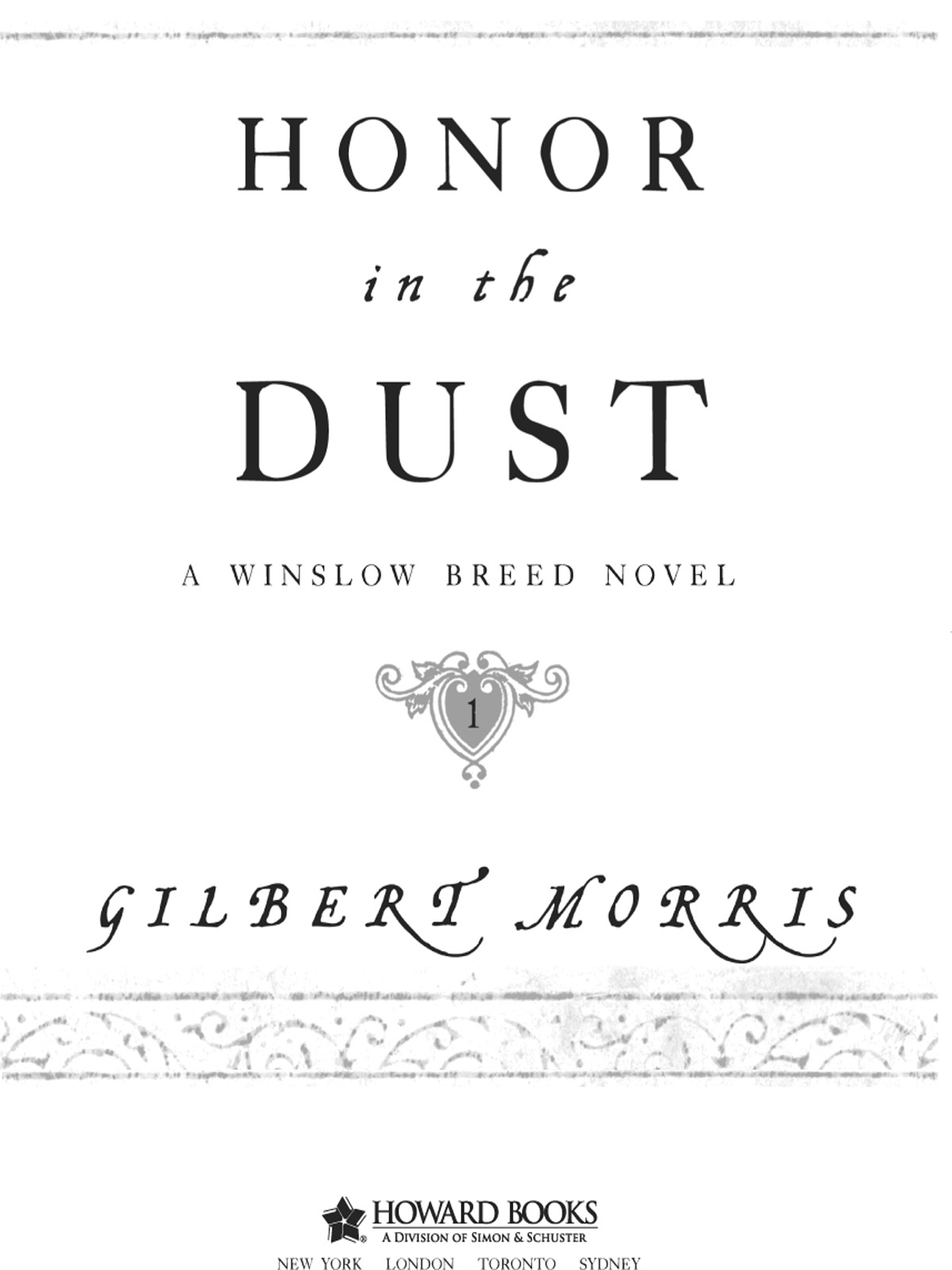 Honor in the Dust (2009)