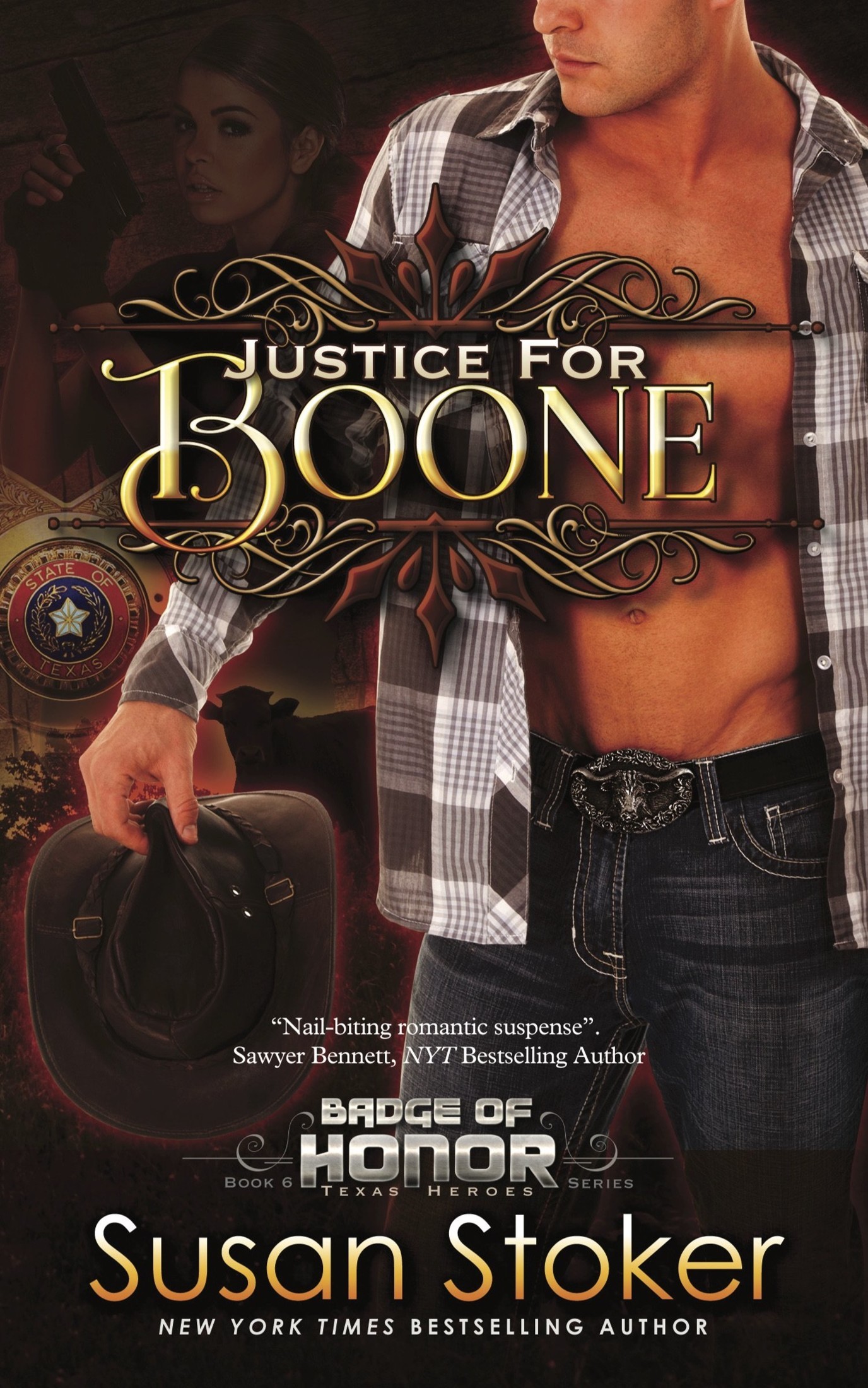 Justice for Boone: Badge of Honor: Texas Heroes, Book 6