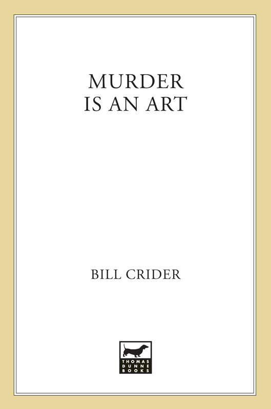 Murder is an Art by Bill Crider
