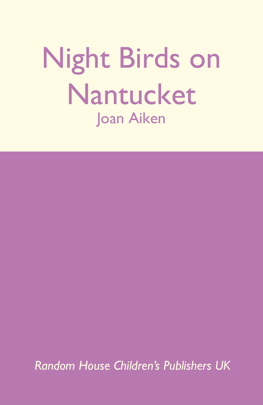 Night Birds On Nantucket (2004) by Joan Aiken