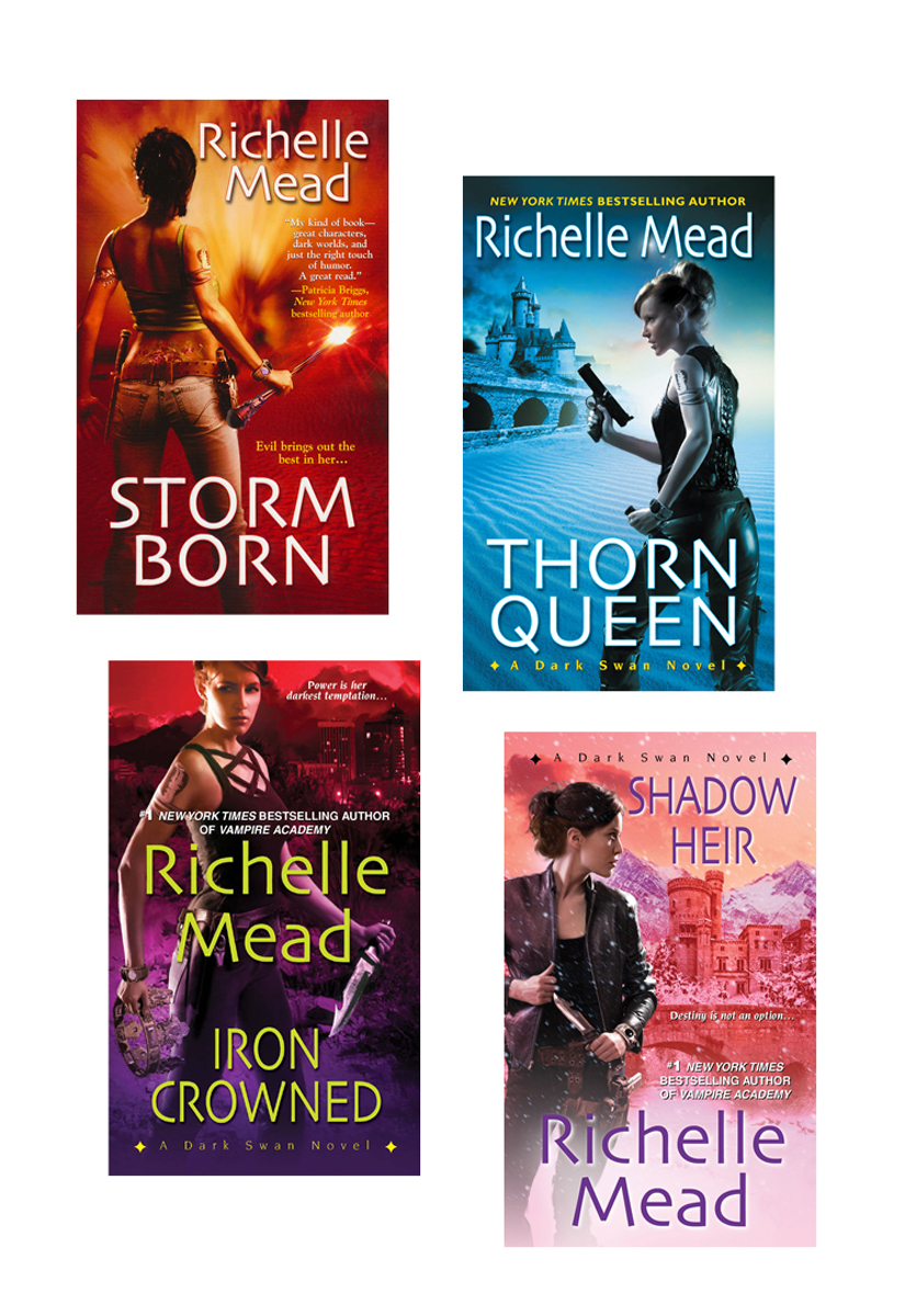 Richelle Mead Dark Swan Bundle: Storm Born, Thorn Queen, Iron Crowned & Shadow Heir