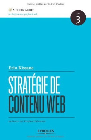 Stratégie de contenu Web (2011) by Erin Kissane