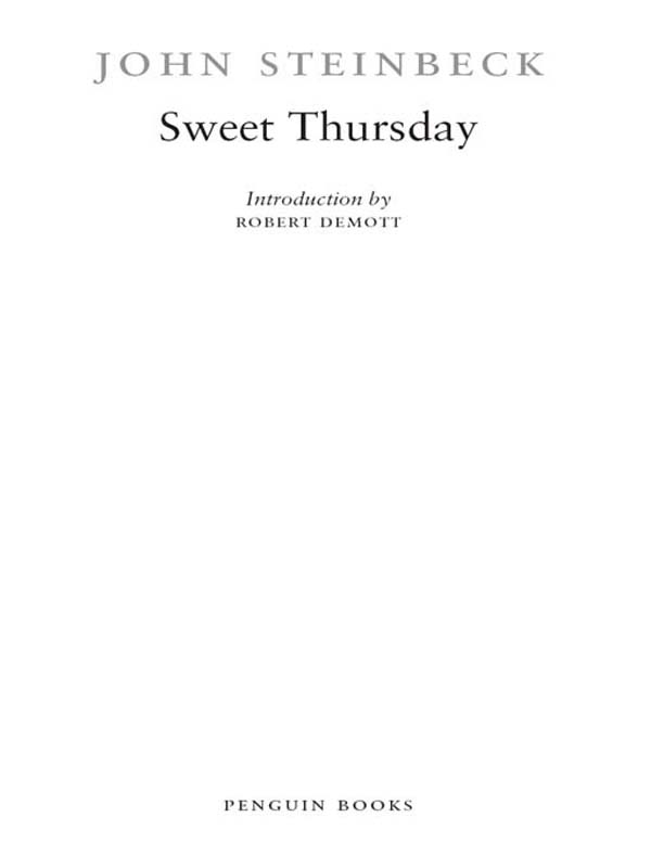 Sweet Thursday (1954) by John Steinbeck