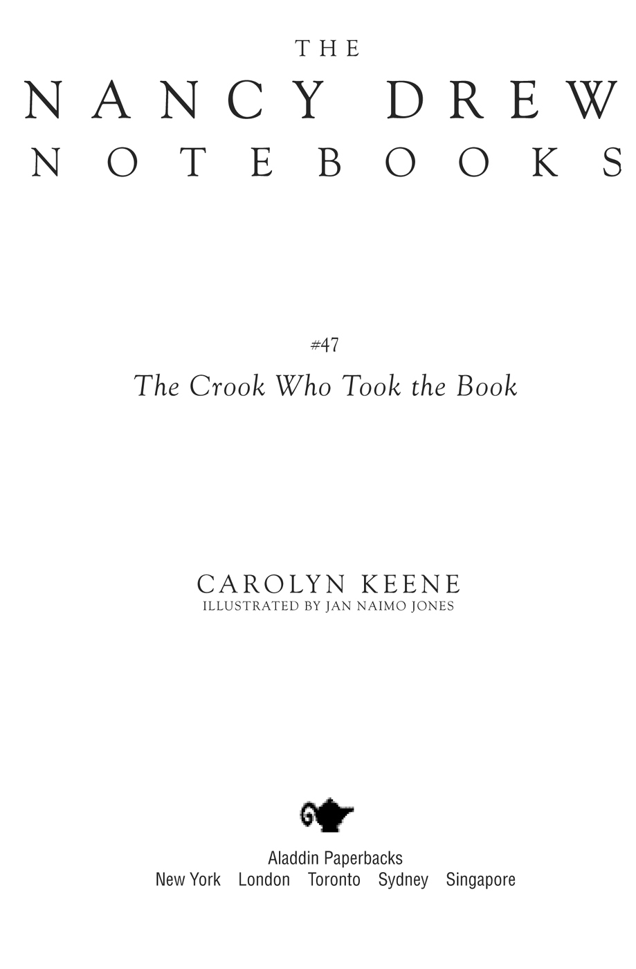The Crook Who Took the Book by Carolyn Keene