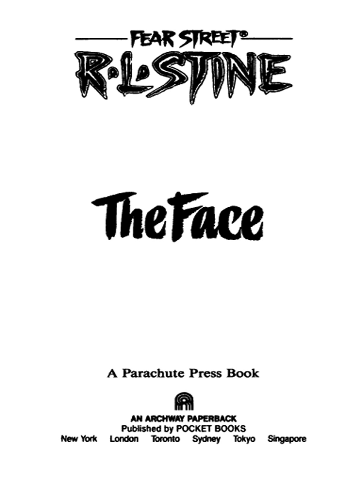 The Face (1996) by R.L. Stine