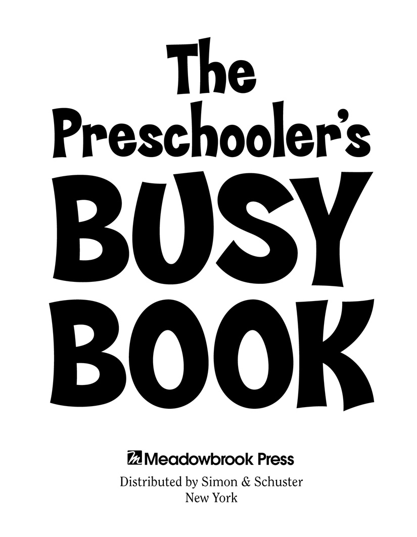 The Preschooler’s Busy Book (1998) by Trish Kuffner