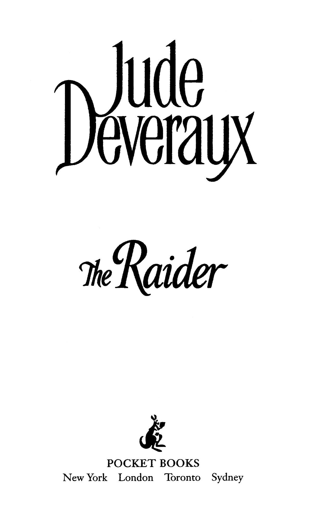 The Raider by Jude Deveraux