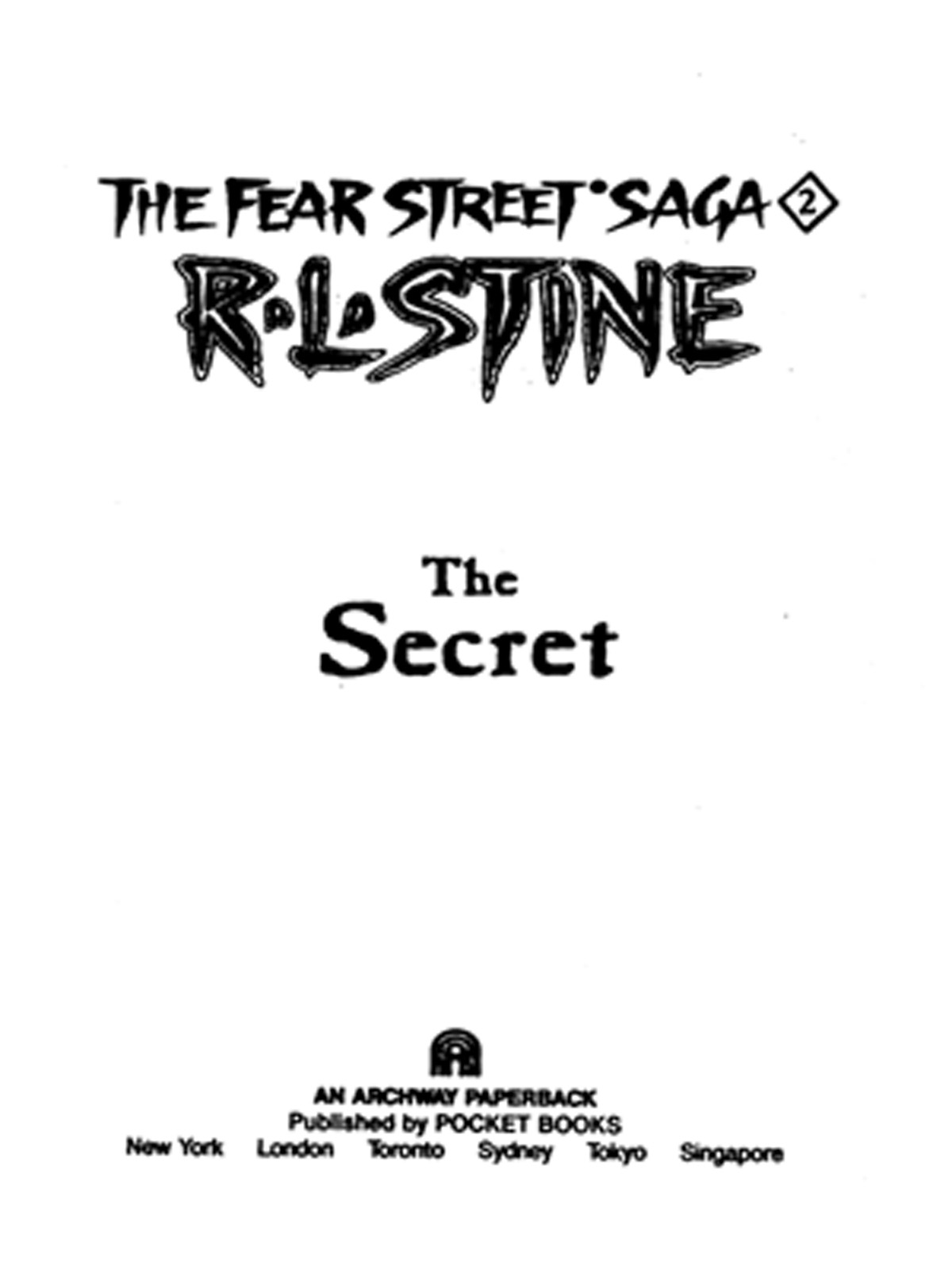 The Secret (1993) by R.L. Stine