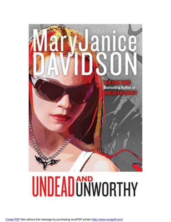 Undead and Unworthy by MaryJanice Davidson